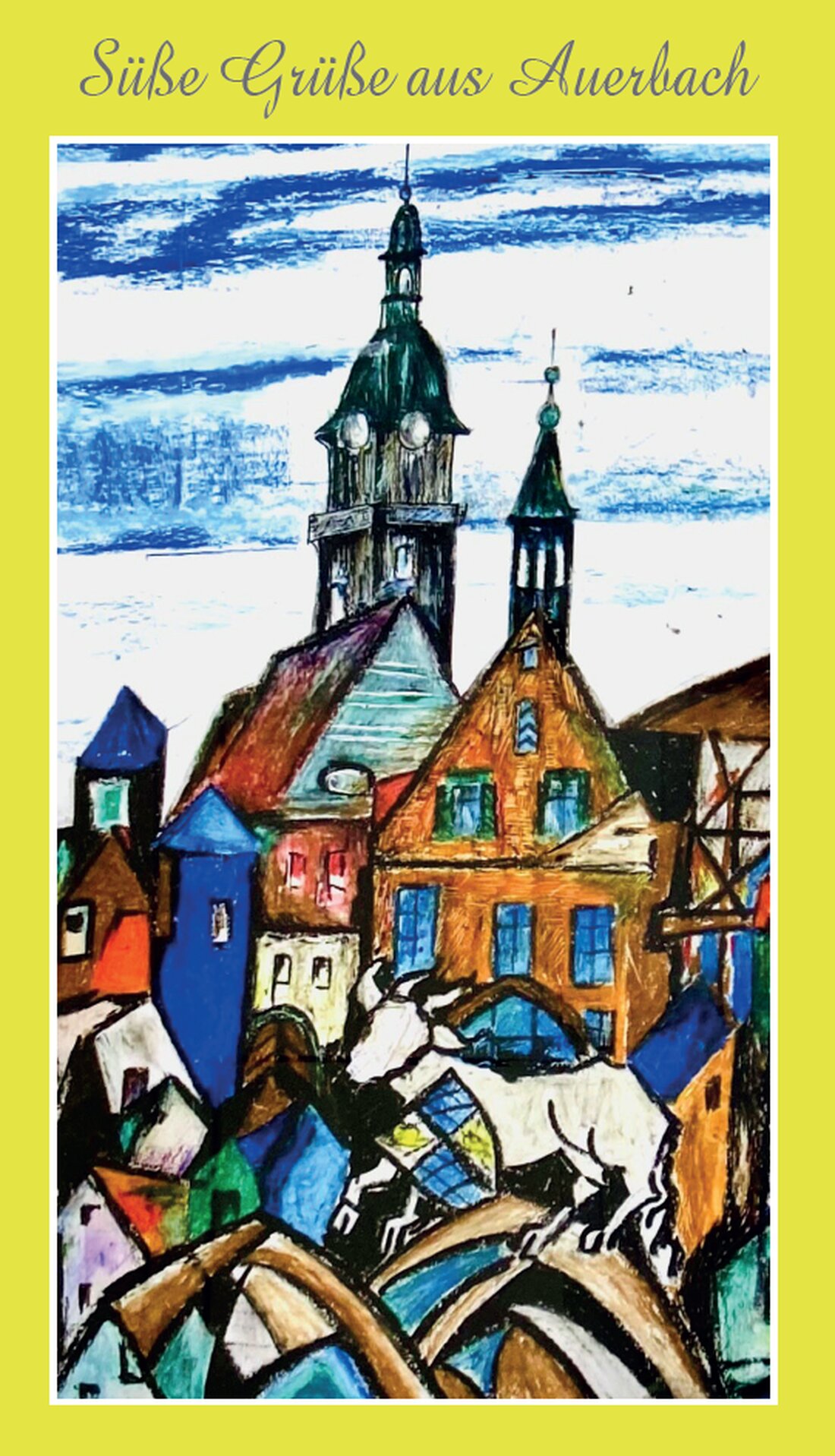 Auerbach i. d. Opf. Die Stadtschokolade des Weltladens mit dem Motiv von Schwester Liselotte Schuhmann kommt zum Frühling im Limonengrün und macht gute Laune. Geöffnet Dienstag zehn bis zwölf Uhr und Freitag 15 bis 17 Uhr.