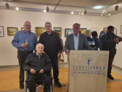 Vernissage zeigt Bilder von Kurt Richter in Bad Neualbenreuth