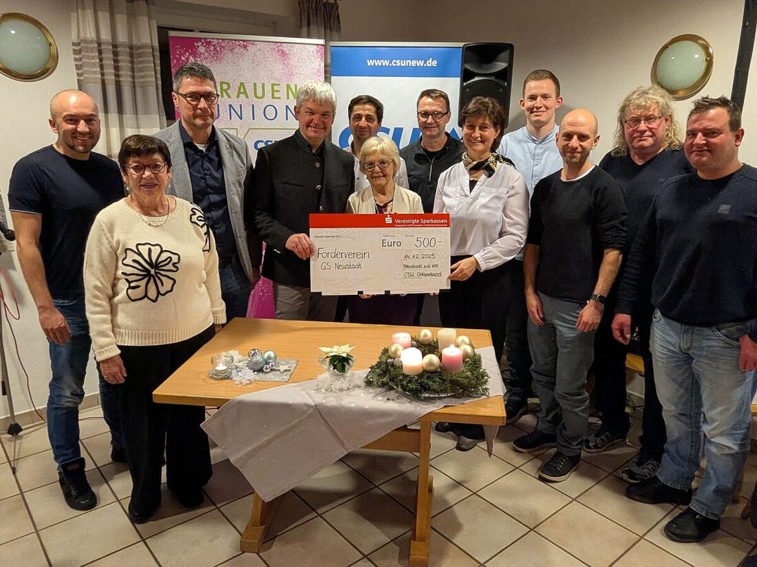 Neustadt/WN. Unter dem Leitgedanken „Teilen und Helfen“ stand die diesjährige Weihnachtsfeier der CSU/FU/JU Neustadt/WN, zu der zahlreiche Mitglieder und Gäste ins voll besetzte DJK-Sportheim gekommen waren.