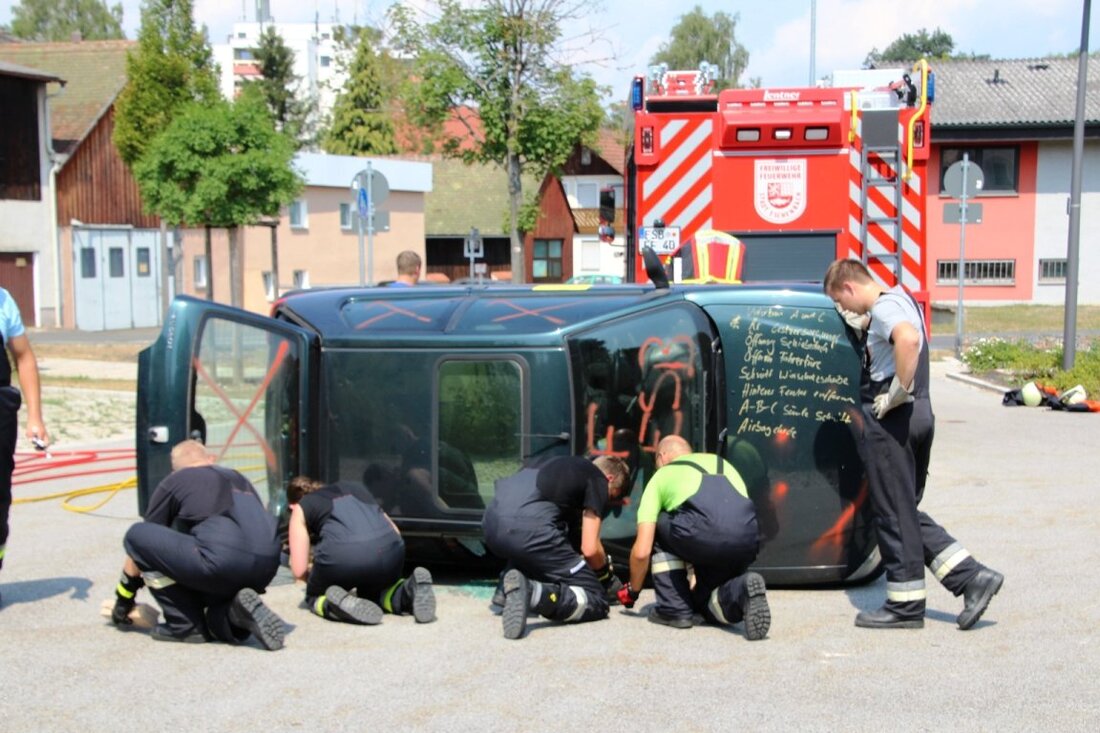 Eschenbach. Reifen quietschen, Metall kracht, Menschen schreien – all das kann beieinem Verkehrsunfall passieren. Darauf müssen auch die Einsatzkräfte der Feuerwehr vorbereitet sein. Um das zu schulen, hatten sich die [&hellip;]