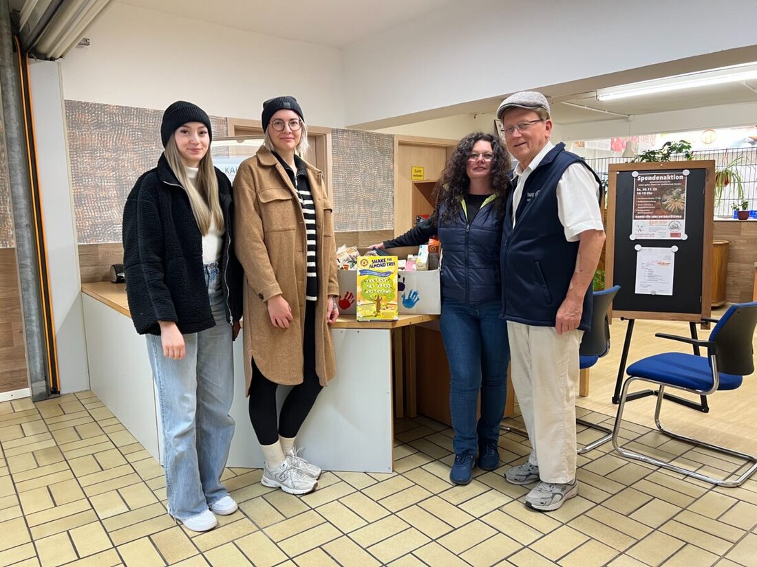 Weiden. Die Johanniter-Kinderkrippe „Klinikzwerge“ hat rund um den Martinstag mit Eltern haltbare Lebensmittel für die Tafel gesammelt. Am 14. November übergab das Team den Korb; die Kinder übten Teilen.