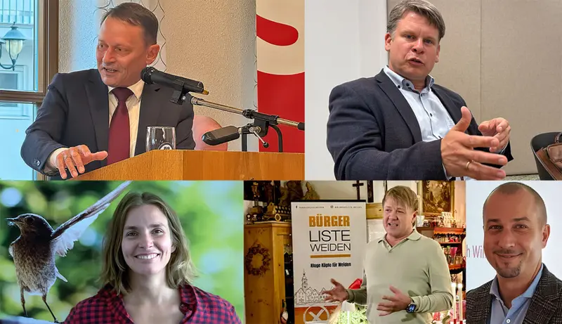 OB-Kandidaten-Podium von Echo und BDS: Wie Weiden wieder wachsen kann