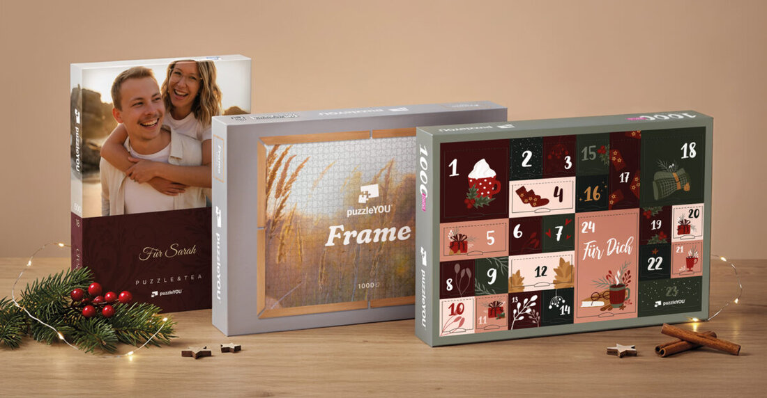 [Advertorial] Altenstadt/WN. puzzleYOU stellt zur Weihnachtszeit mehrere Neuheiten vor und zeigt, wie nah das Unternehmen an seinen Kunden arbeitet. Vom Adventskalender mit echten Türchen bis zu KI-Features und einem Puzzle-Rahmen.