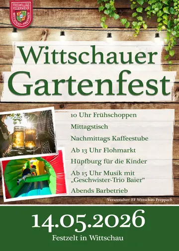 Preisschafkopf – Gartenfest – Flohmarkt der Feuerwehr Wittschau-Preppach