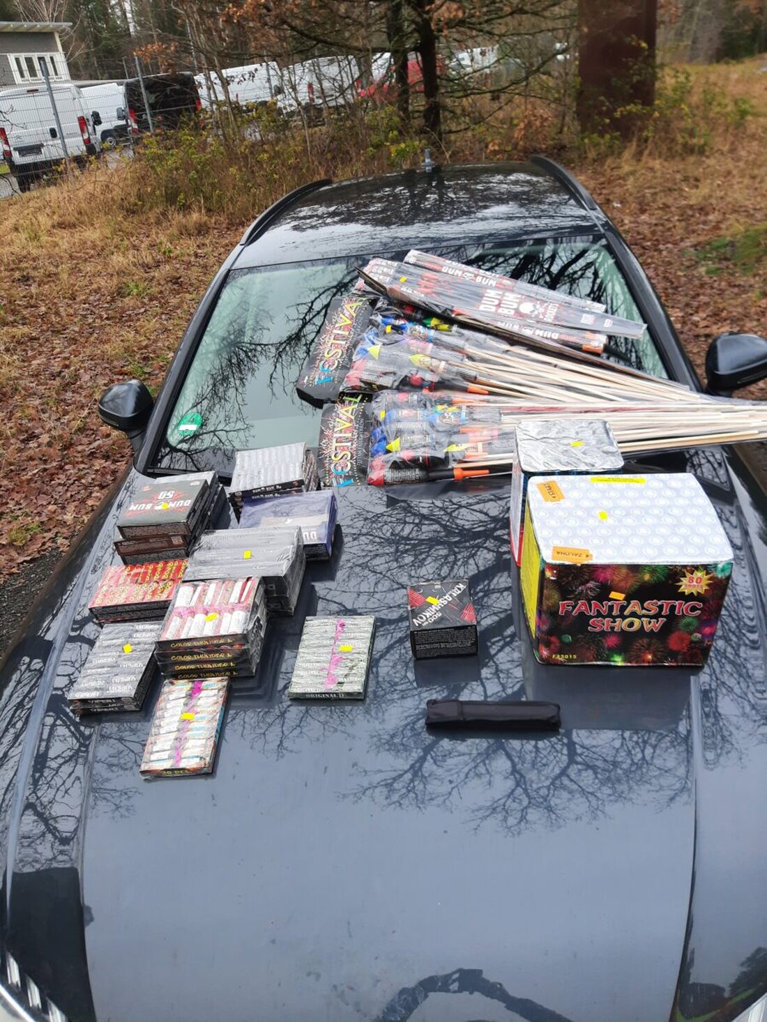 Waldsassen / Waidhaus. Bundespolizei Waidhaus sicherte bei Grenzkontrollen am Wochenende 50 Kilogramm Pyrotechnik.