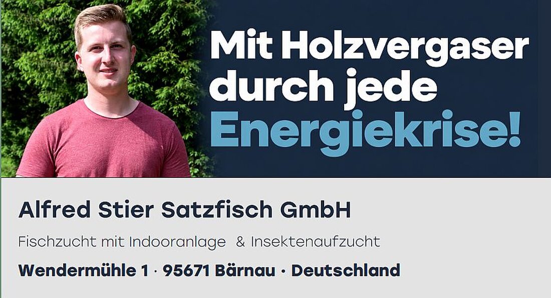 Bärnau. Am 9. Oktober 2026 öffnen die Alfred Stier Satzfisch GmbH und Spanner Re² ihre Anlage und zeigen live, wie aus regionalen Hackschnitzeln Strom und Wärme entstehen. Besichtigung und Austausch von 10 bis 14 Uhr.