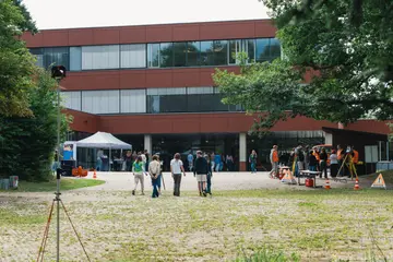 Schülerinnen und Schüler vermessen die Welt in Tirschenreuth
