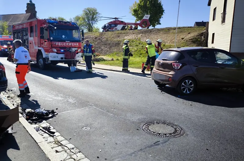 Schwerer Verkehrsunfall in Eschenbach
