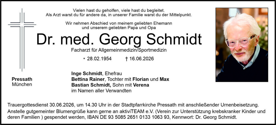 Begleitet durch: Bestattung Bauer - Weiden