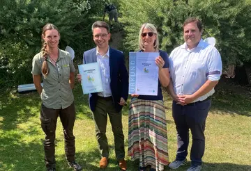 Franziskus-Kindergarten in Pfreimd als Naturpark-Kita rezertifiziert