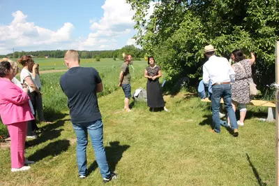 Kräuterlehrpfad Gänsmühle eröffnet in Trabitz