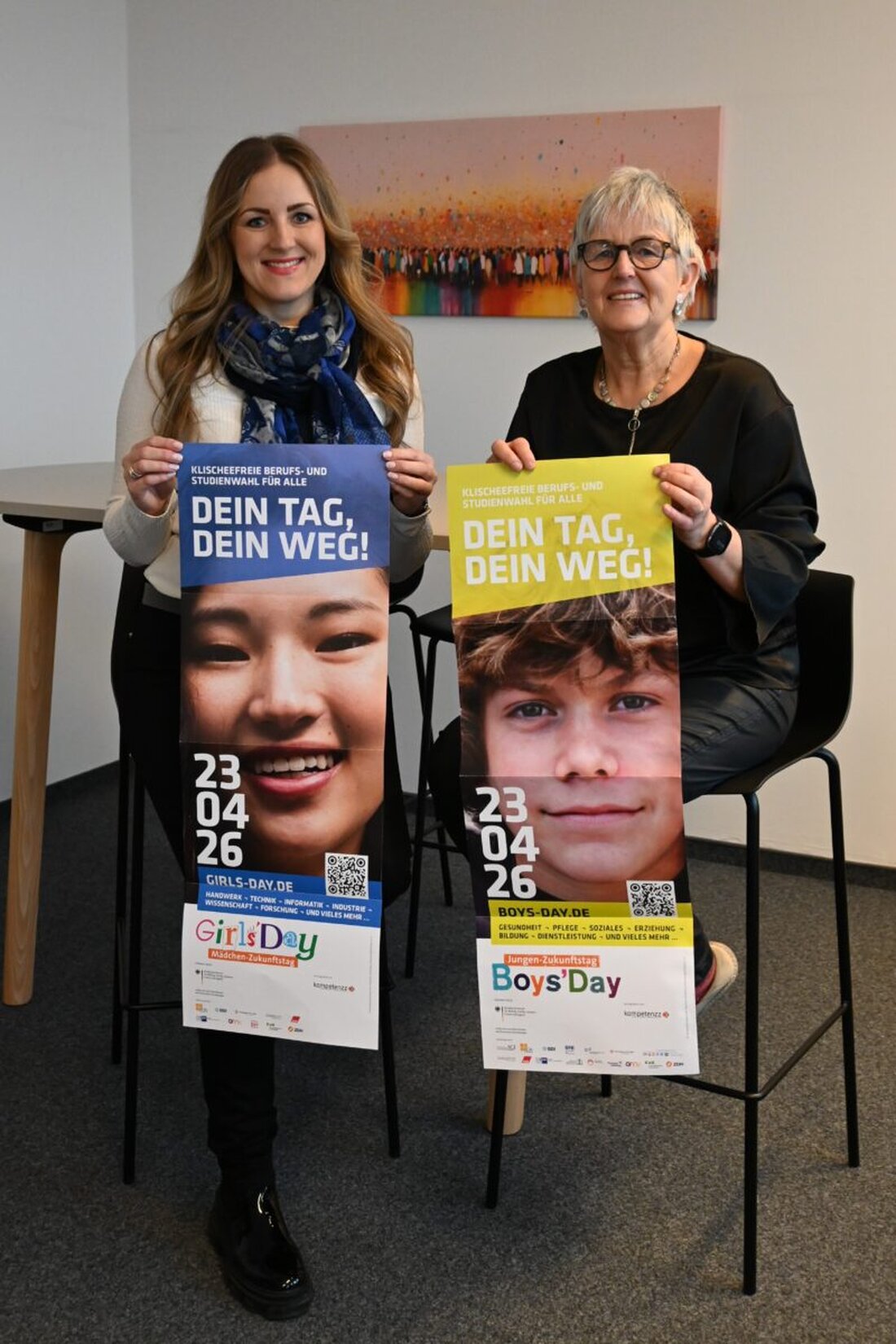 Schwandorf. Am 23. April 2026 finden Girls’Day und Boys’Day unter dem Motto „Dein Tag, dein Weg!“ statt. Firmen und Einrichtungen können Plätze online auf girls-day.de und boys-day.de melden.