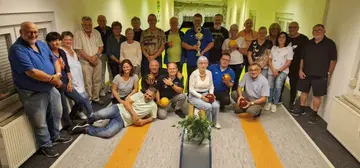 Weiß-Blau Kegler besuchen Freunde im Vogtland