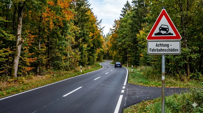 Wellen auf B 22 bei Leuchtenberg geben Rätsel auf