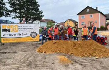 Startschuss für Wassernetz-Erneuerung in Klardorf, Schwandorf