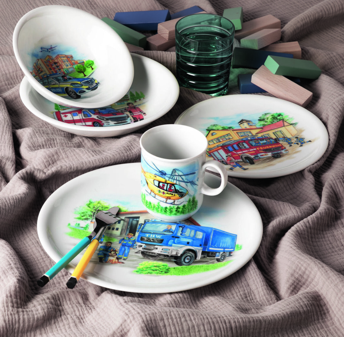 [Advertorial] Weiden. SELTMANN WEIDEN stellt zwei neue Kinderdekore "Prinzessin" und "Blaulicht" vor, die zum selbstständigen Essen motivieren sollen und Spaß am gemeinsamen Essen fördern. Die Dekore ergänzen die Kollektion auf neun Designs, die verschiedene Interessen von Kindern ansprechen.