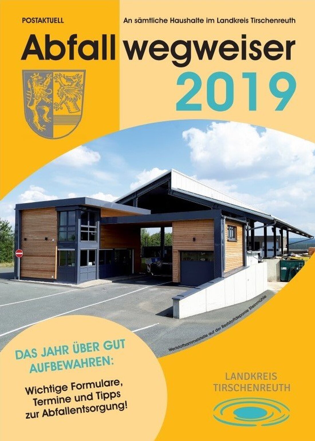 Tirschenreuth. Mit dem „Abfallwegweiser“ erhalten wieder alle Haushalte im Landkreis die Abfuhr- und Sammeltermine für das Jahr 2019 sowie einen Überblick über die Abfallwirtschaft. Die Verteilung des Infoheftes hat bereits [&hellip;]