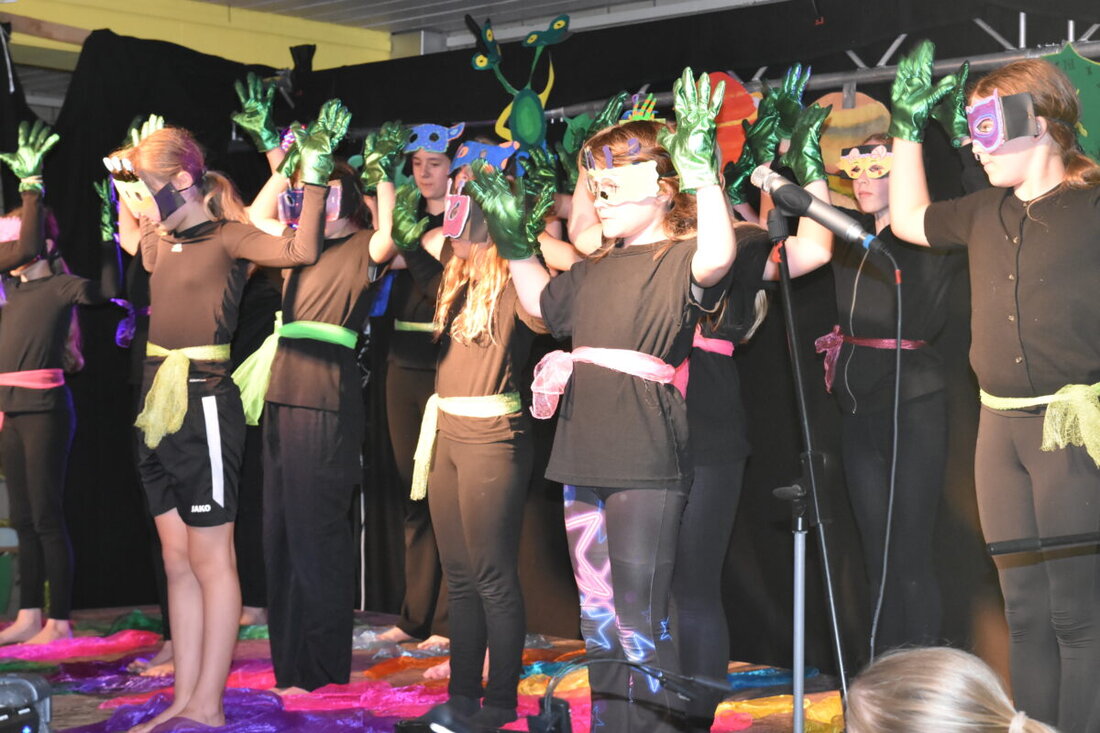 Weiden. Schüler des Kepler-Gymnasiums beeindruckten mit einer Bühnenshow, die Theater, Musik und Tanz vereinte. Unterstützt von der Kreativklasse, entführten sie das Publikum auf einen außerirdischen Planeten.