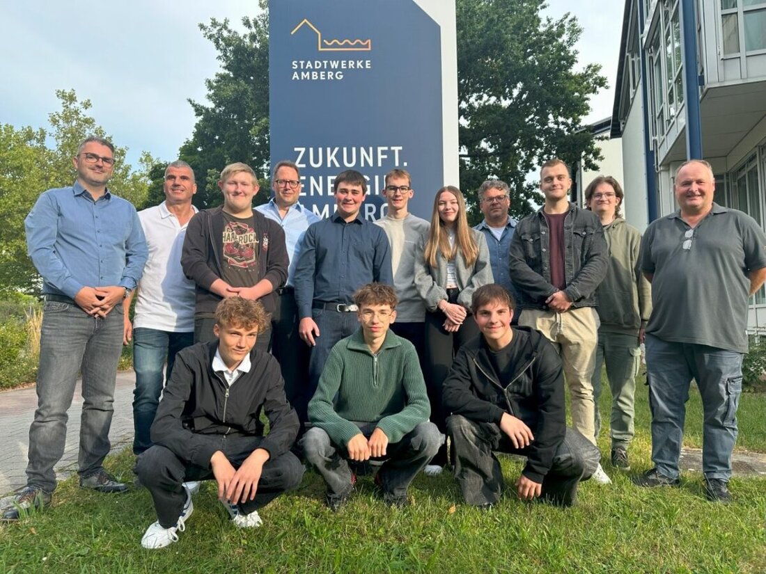 Amberg. Neun neue Nachwuchskräfte, darunter zwei dual Studierende, starten bei den Stadtwerken und verstärken Energieversorgung, Bäder und Park.