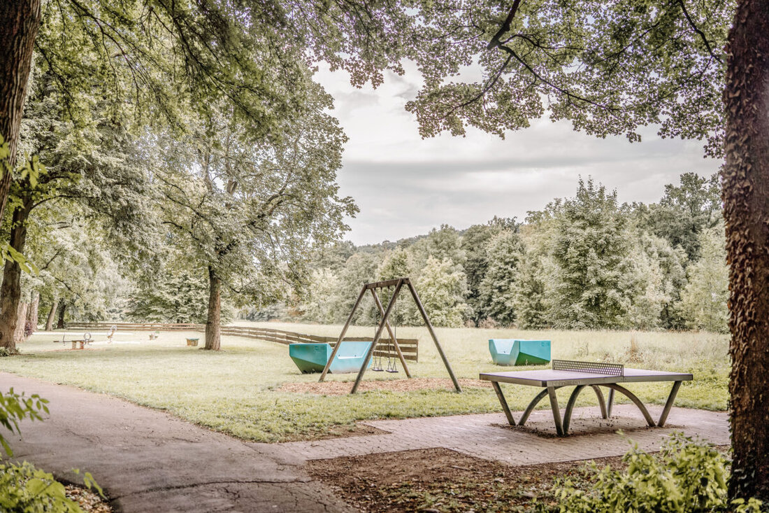 Amberg. Fünf Spielplätze bekommen neue Spielgeräte, darunter ein "Cliff Rider" und eine mittelalterlich anmutende Spielekombination, finanziert wird dies über den städtischen Haushalt und die "Stadtteilemillion".