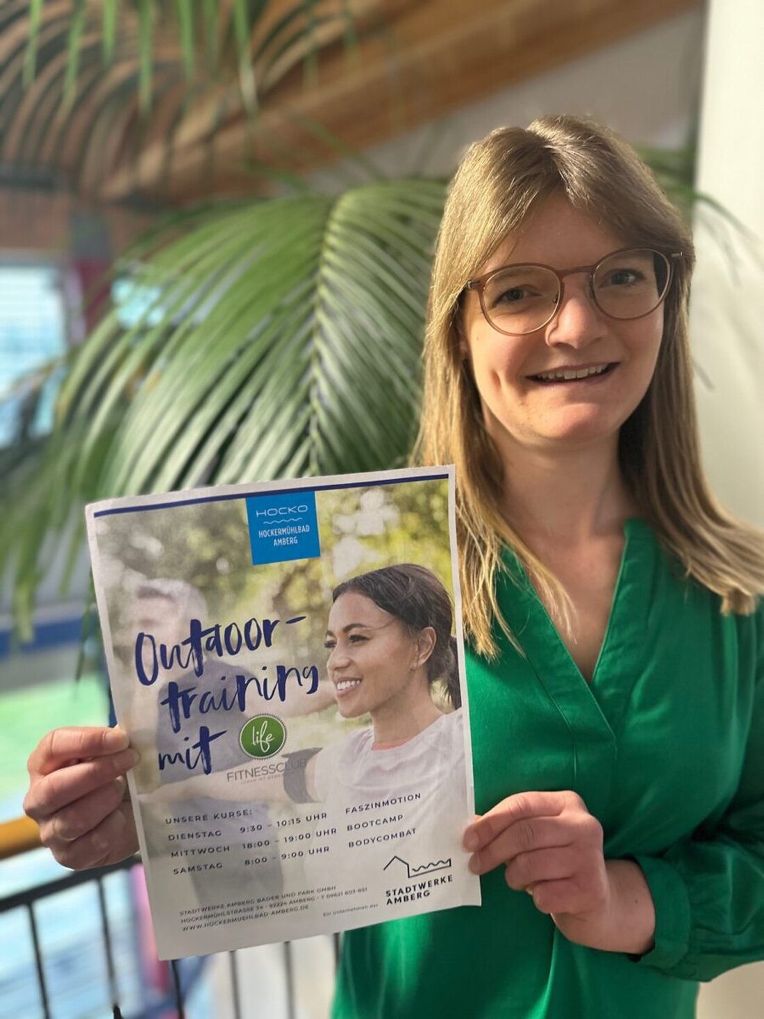 Amberg. Das Hockermühlbad Amberg startet am 1. Mai 2025 mit einem kostenlosen Outdoor-Sportprogramm in die Freibadesaison. Kurse bieten vom 6. Mai an Vielfalt, darunter FASZinMOTION, Bootcamp und Bodycombat.