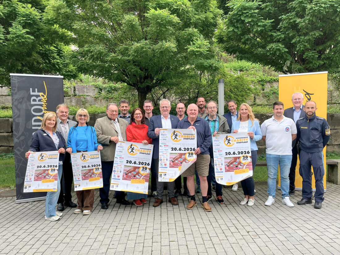 Schwandorf. Der Jubiläums-Charity-Stadtlauf steigt am 20. Juni zum 20. Mal. Anmeldung bis 14. Juni online, Nachmeldung am Veranstaltungstag. Mitlaufen können Kinder, Jugendliche, Erwachsene und Teams.