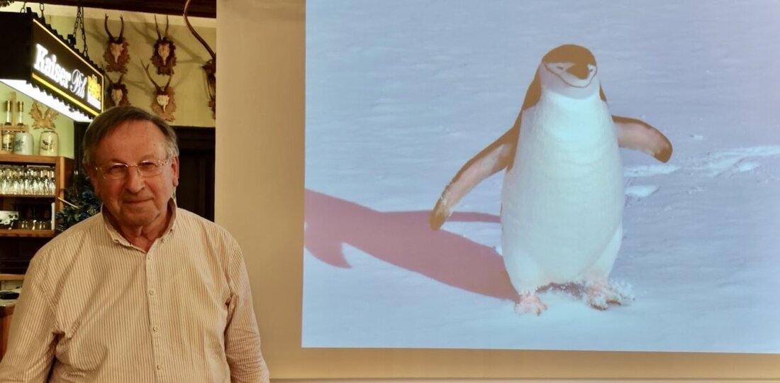 Georgenberg. Dr. Gustav Moissl hielt am 9. März einen gut besuchten Vortrag über die Antarktis, der die kälteste und einsamste Region der Erde thematisierte und von der Hutza-Stubm-Gemeinschaft positiv aufgenommen wurde.