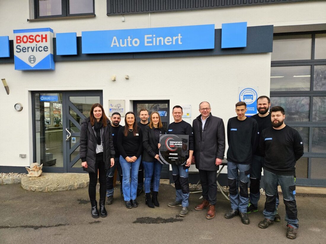 Kemnath. Auto Einert wurde erneut zur "Werkstatt des Jahres" gekürt, ein Erfolg für den Familienbetrieb gegenüber 1.500 Mitbewerbern.