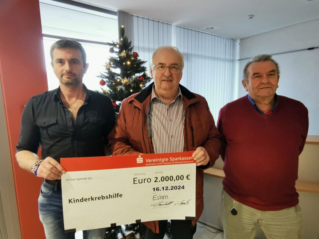 Eslarn. Die Firma BAS spendete 2.500 Euro an die Kinderkrebshilfe Oberpfalz-Nord e.V., unterstützt damit krebskranke Kinder und ihre Familien in der Region.