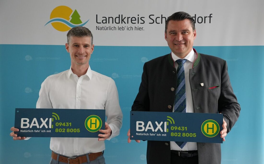 Schwandorf. Der Landkreis erweitert sein BAXI-Rufbusangebot für mehr Mobilität, Buchungen sind nun auch am Sonntag möglich und das Freizeit-BAXI fährt bis zum Ende der Sommerferien zum Steinberger und Murner See.