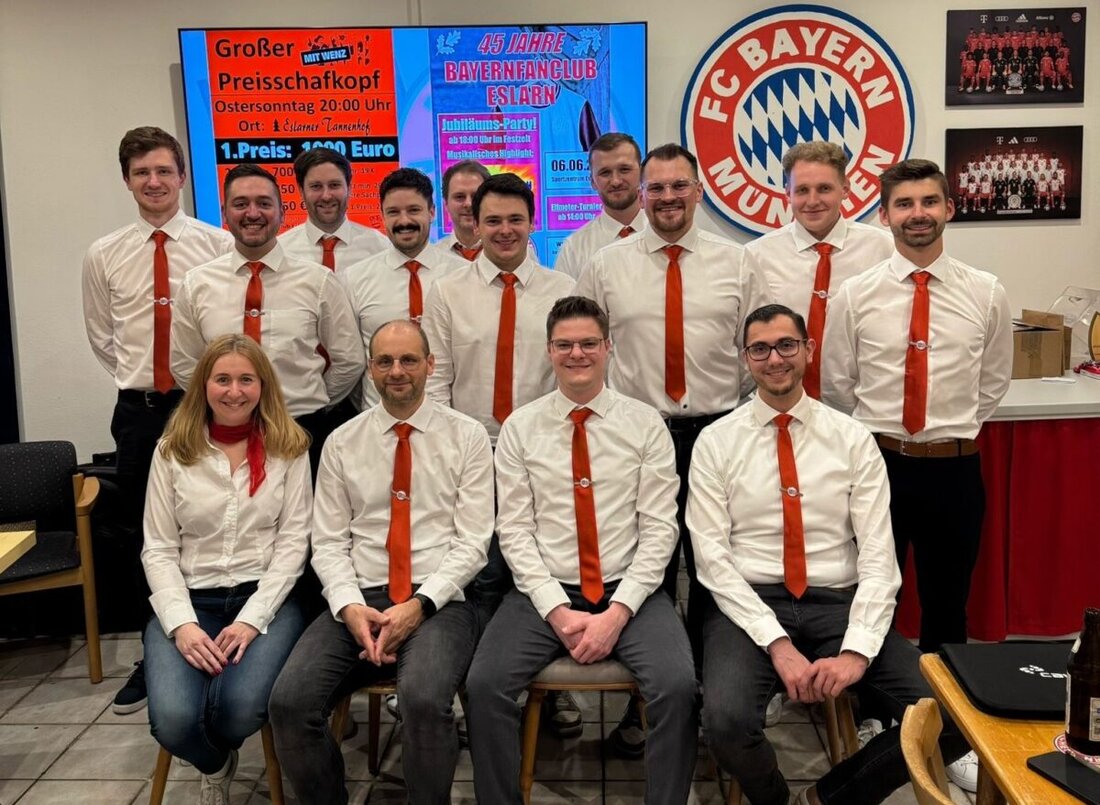 Eslarn. Der Bayernfanclub hielt seine Jahreshauptversammlung mit Wahlen und Ehrungen ab. Die Mitgliederzahl steigt auf 492; neue Schals kommen, ab Saison 2026/27 gilt ein Zuschlag für Busfahrten.