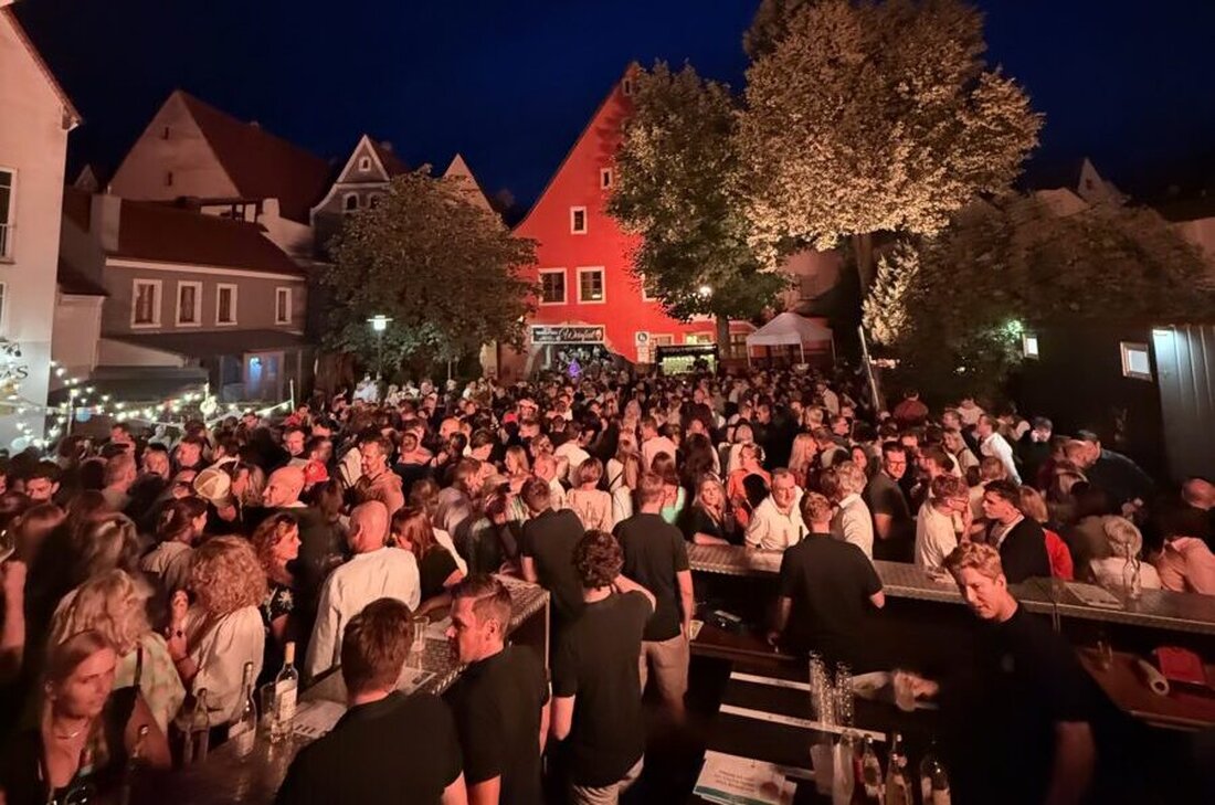 Weiden. Zum Auftakt des Bürgerfestwochenendes lädt Round Table 49 Weiden am Freitag, 26. Juni 2026, ab 18 Uhr zum Benefiz-Weinfest hinter dem Alten Eichamt ein. Erlöse fördern Projekte in der Region; Musik liefert DJ Borti.