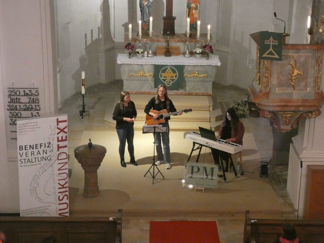 Kaltenbrunn. Ein MuT-Benefizkonzert in der evangelischen Martinskirche hat am 10. Oktober mit bewegender Musik und Texten, die Mut machen, 760 Euro für den HvO Kaltenbrunn gesammelt. Das Trio „Passion Music“ begeisterte Besucher.