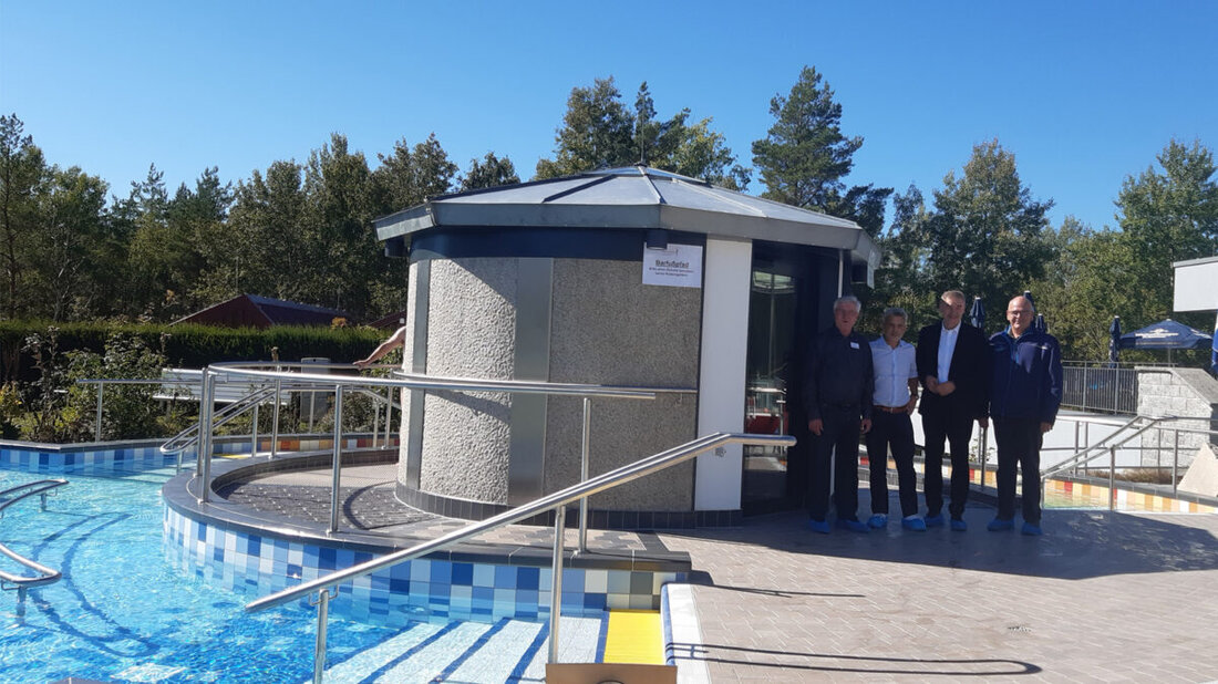 Bad Neualbenreuth. Der BHV besuchte das Sibyllenbad, stellte neue Marketingmaßnahmen vor und sprach über Nachfrage, Fachkräftemangel, Bürokratielasten sowie den modernisierten Heilwasserparcours.