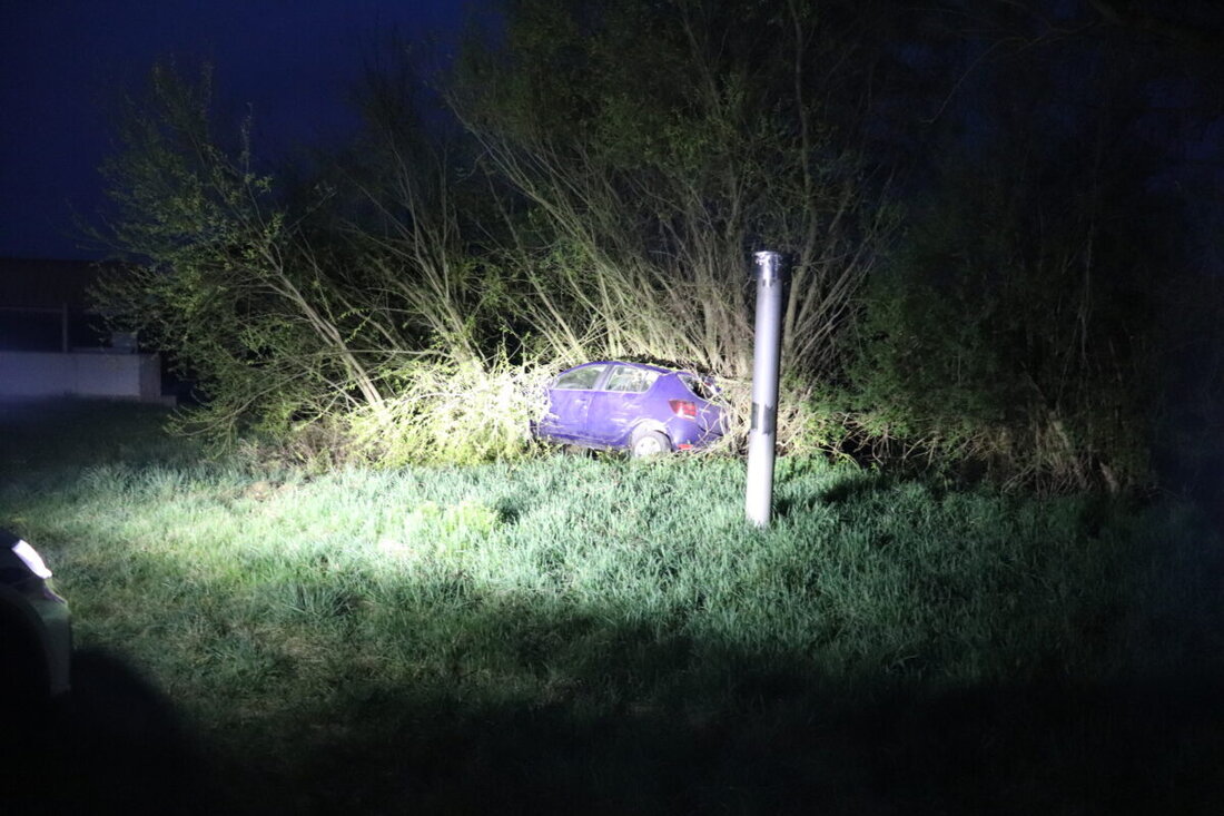 Schwandorf. Nahe Stegen kam ein Auto von der Fahrbahn ab und landete im Gehölz; der Sachschaden beträgt rund 5.000 Euro. Zwei erheblich alkoholisierte tschechische Männer werden verdächtigt, gefahren zu sein.