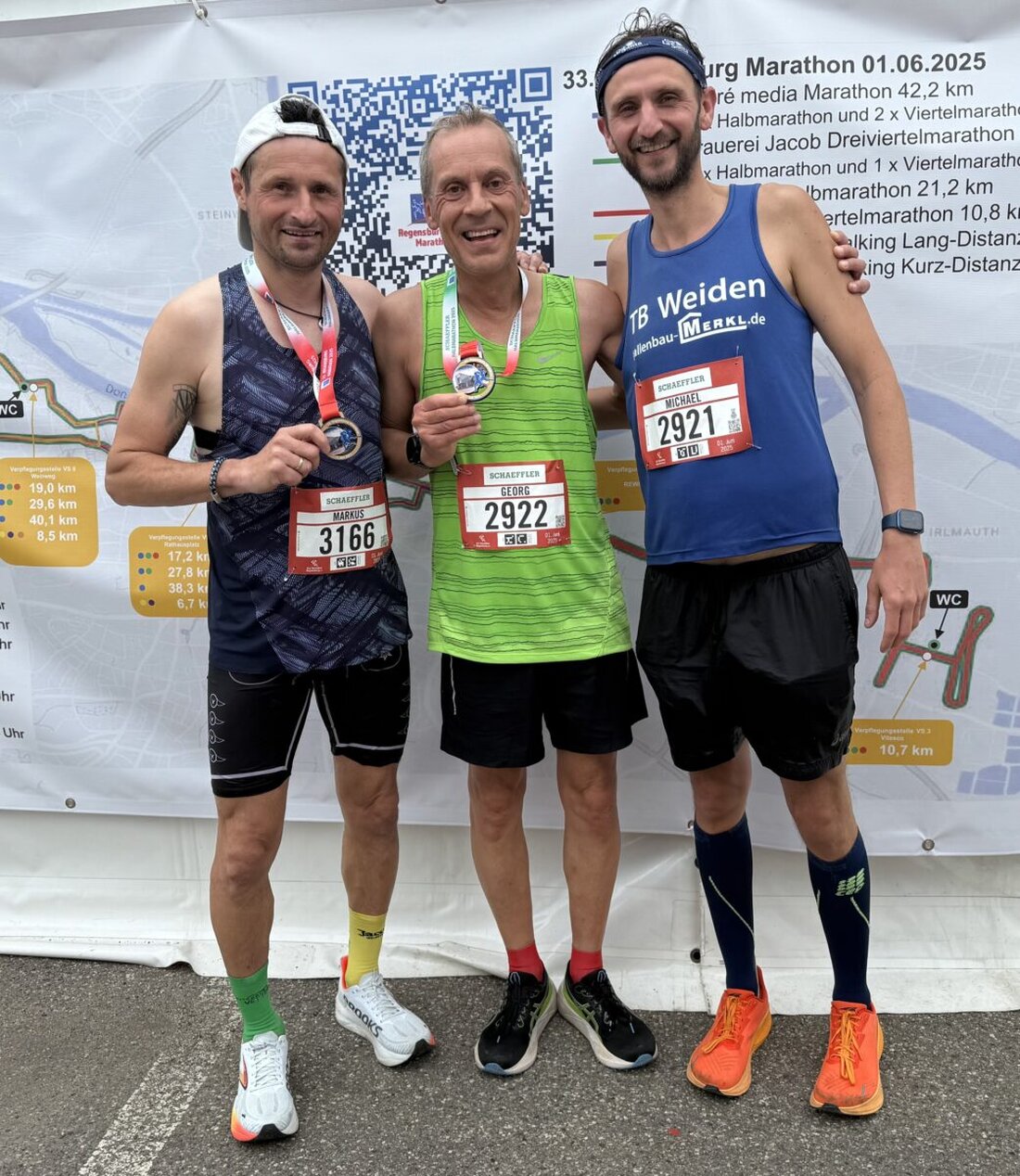 Regensburg. Die Domstadt gehörte am Wochenende wieder den Läuferinnen und Läufern aus ganz Bayern und darüber hinaus. Am Sonntag ging der 33. Regensburg-Marathon über die Bühne.