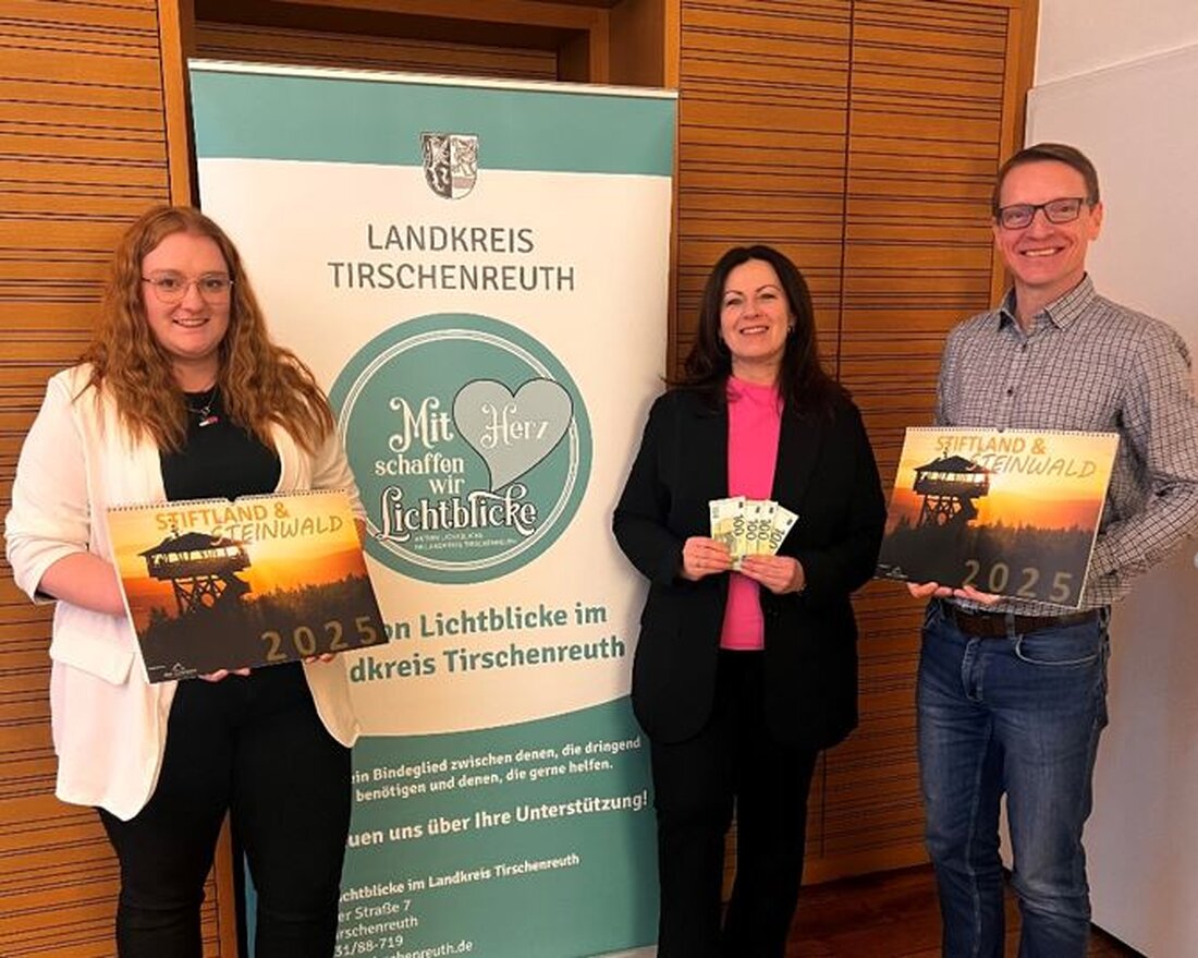 Tirschenreuth. Landschaftsfotograf Matthias Kunz spendet 400€ aus Kalendereinnahmen an die Hilfsaktion „Lichtblicke“ im Landkreis Tirschenreuth.