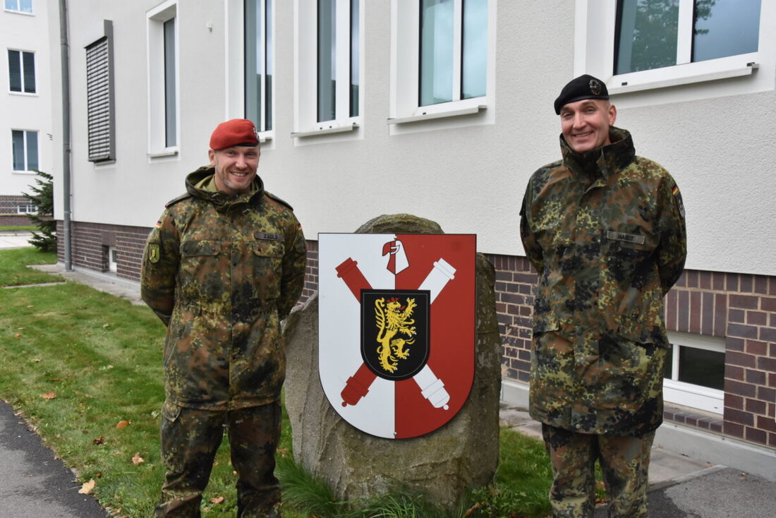 Weiden. Brigadekommandeur Oberst Axel Hardt besuchte erstmals das ihm neu unterstellte Artilleriebataillon 131 in Weiden.