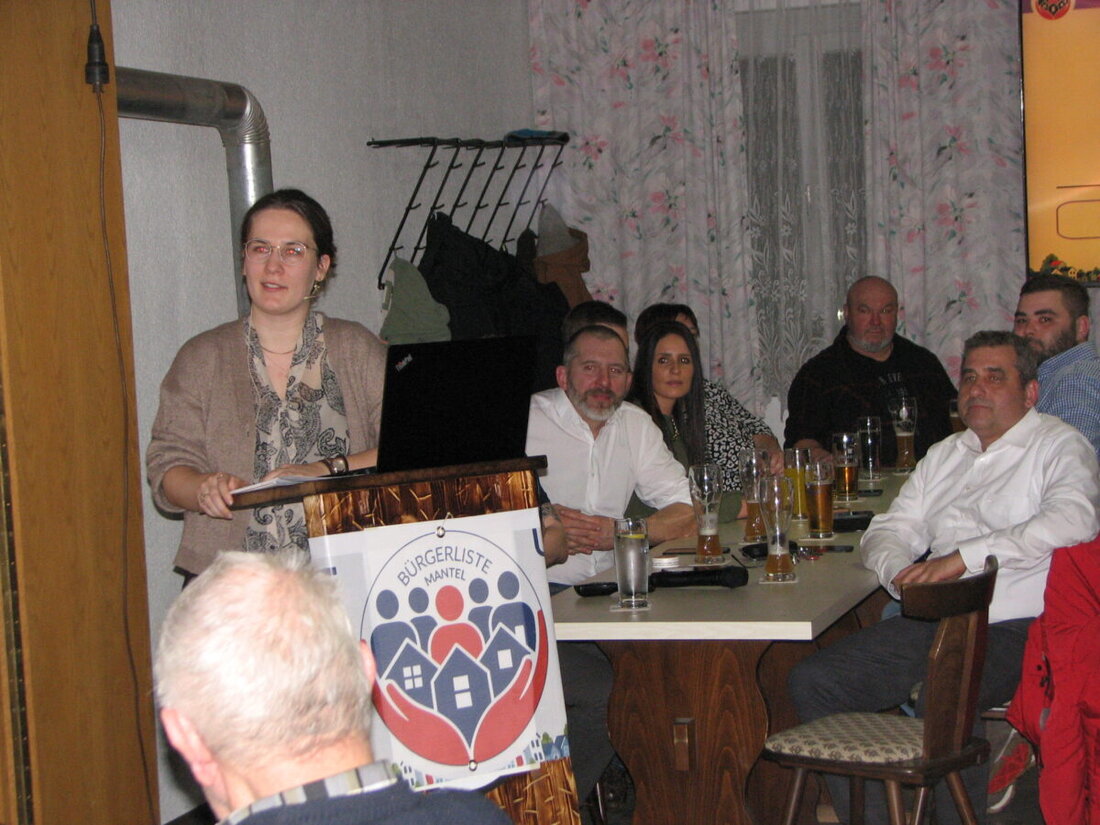 Mantel. Die Bürgerliste Mantel um Sprecherin Vanessa Brüderer tritt zur Kommunalwahl an. Bei einer Infoveranstaltung stellte sie ihr Programm vor. Themen sind Ortsumgehung, Marktplatz, Bürgerhaus und mehr Transparenz.