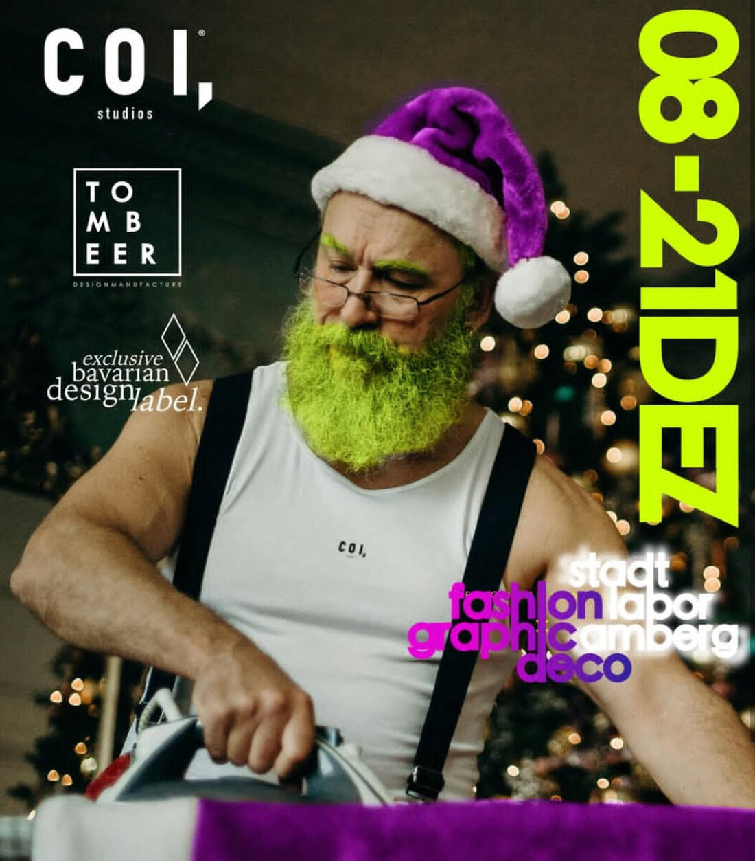 Amberg. Das Stadtlabor wird vom 8.–24. Dezember 2025 zum Pop-Up Atelier von COI, studios: Design, Mode und urbane Ästhetik ziehen in die Fußgängerzone. Ein Highlight in der Vorweihnachtszeit mit Einblicken in kreative Prozesse.