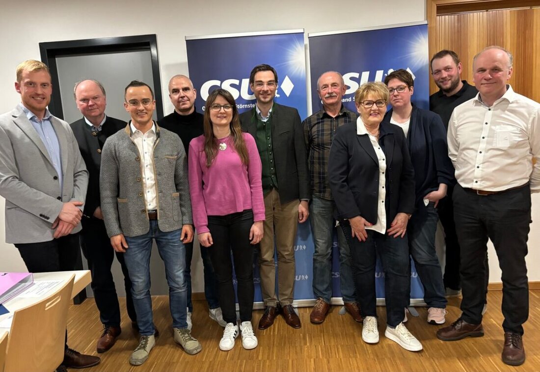 Störnstein. Die CSU Störnstein wählte ihre Führung fast unverändert wieder und begrüßte bei diversen Veranstaltungen hohen Zuspruch.