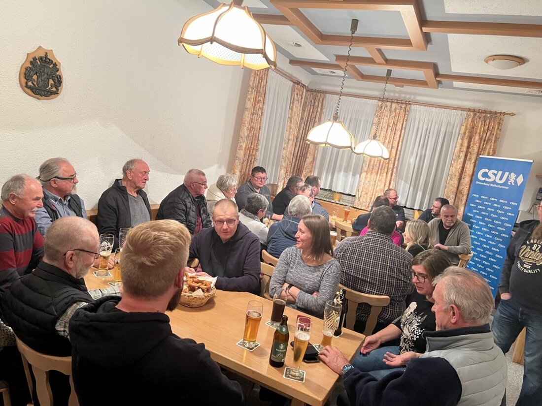 Trippach. Über 30 Einwohner diskutierten im Gemeindehaus mit CSU-Vertretern und Bürgermeister Ludwig Biller über Themen wie Mobilfunk und Breitbandausbau. Maßnahmen zur Verkehrsberuhigung und Renovierungen des Gemeindehauses wurden ebenfalls besprochen.