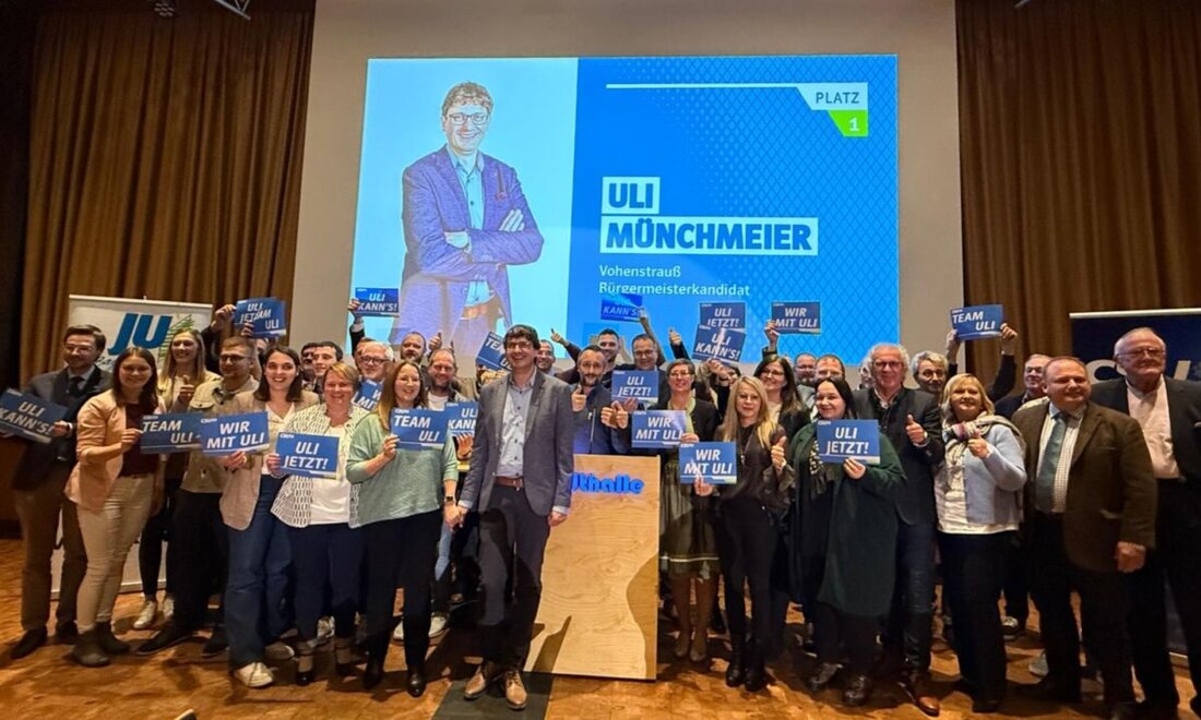 Vohenstrauß. Traumergebnis für Uli Münchmeier: Mit einem überwältigenden Vertrauensvorschuss statteten die CSU-Mitglieder der Ortsverbände in der Großgemeinde Vohenstrauß den Bürgermeisterkandidaten (45) für die bevorstehende Kommunalwahl aus. 