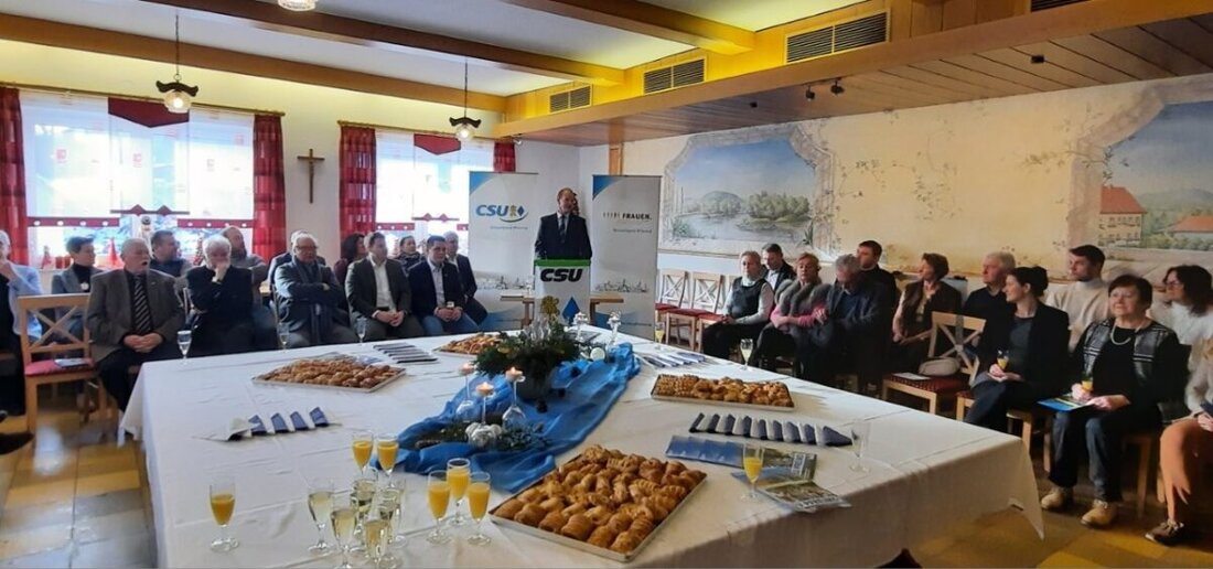 Untersteinbach. Beim CSU-Neujahrsempfang im Gasthaus Herdegen startete die Partei in den Wahlkampf. Landrat Thomas Ebeling und Mirko Hägler sprachen.