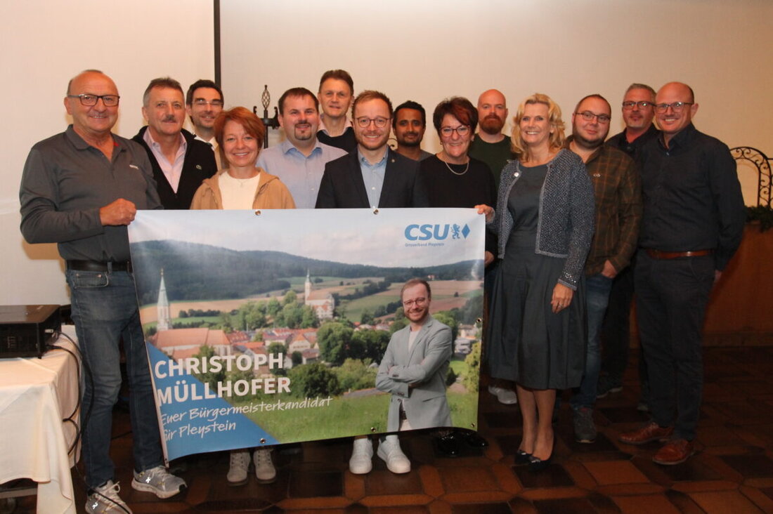 Pleystein. CSU-Kandidat Christoph Müllhofer zieht mit einer starken Mannschaft in den Kommunalwahlkampf. Er plant die Erweiterung von Kindergarten und Krippe, die Sanierung von Ortskern und Freizeitzentrum sowie Fernwärme.