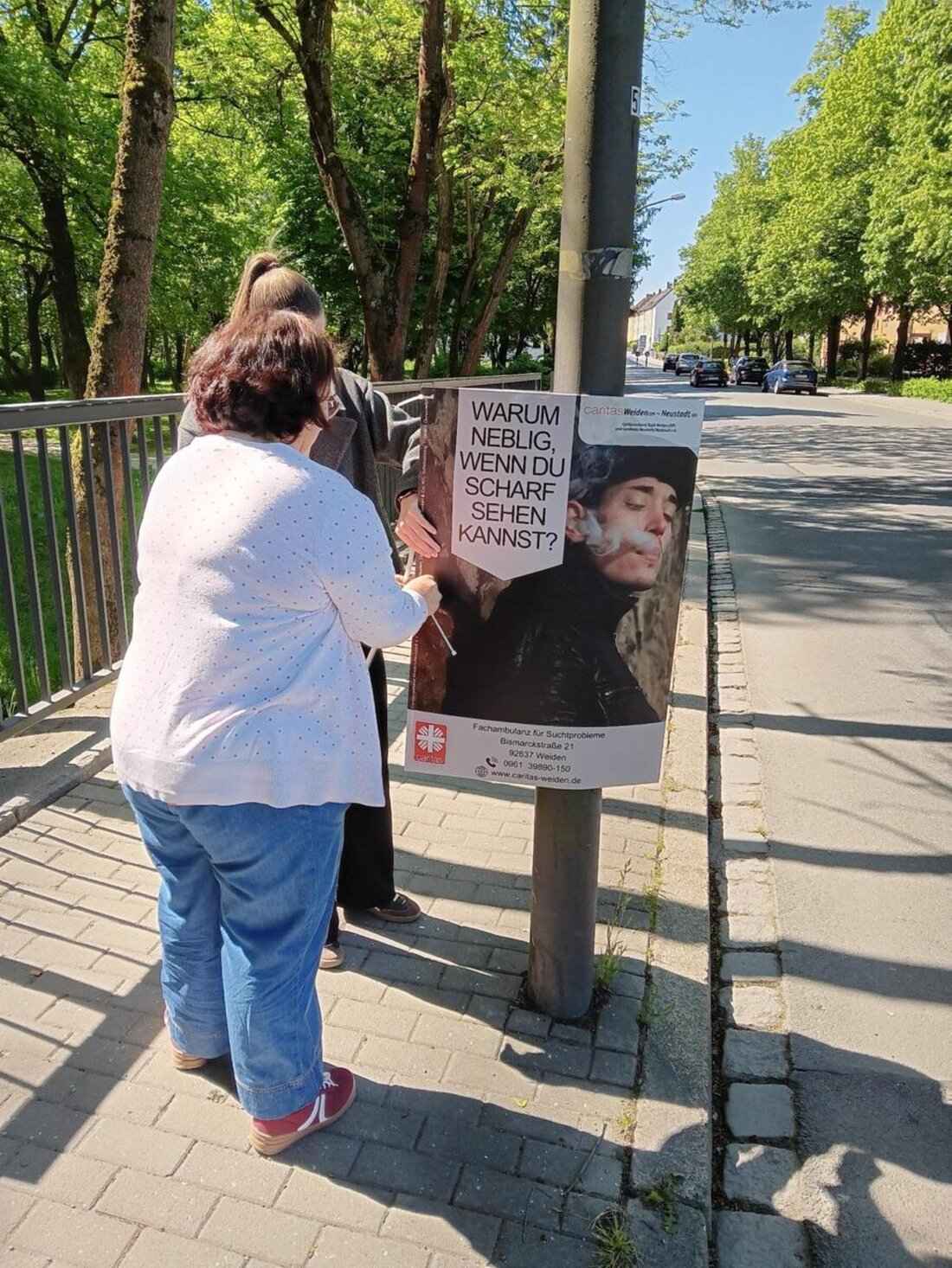 Weiden. Die Caritas Weiden-Neustadt startete eine Plakataktion gegen Sucht, um auf deren Vielfältigkeit aufmerksam zu machen und niederschwellige Hilfe anzubieten. Über 540 Personen nutzten letztes Jahr das Angebot, am häufigsten wegen Alkoholproblemen.