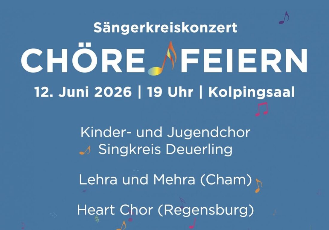 Regensburg. Bayerischer Sängerbund lädt ins Kolpinghaus in Regensburg zu einem festlichen Chorerlebnis ein und präsentiert die Vielfalt regionaler Stimmen. Ticket jetzt bequem auf okticket.de sichern und einen Abend in besonderer Atmosphäre genießen.