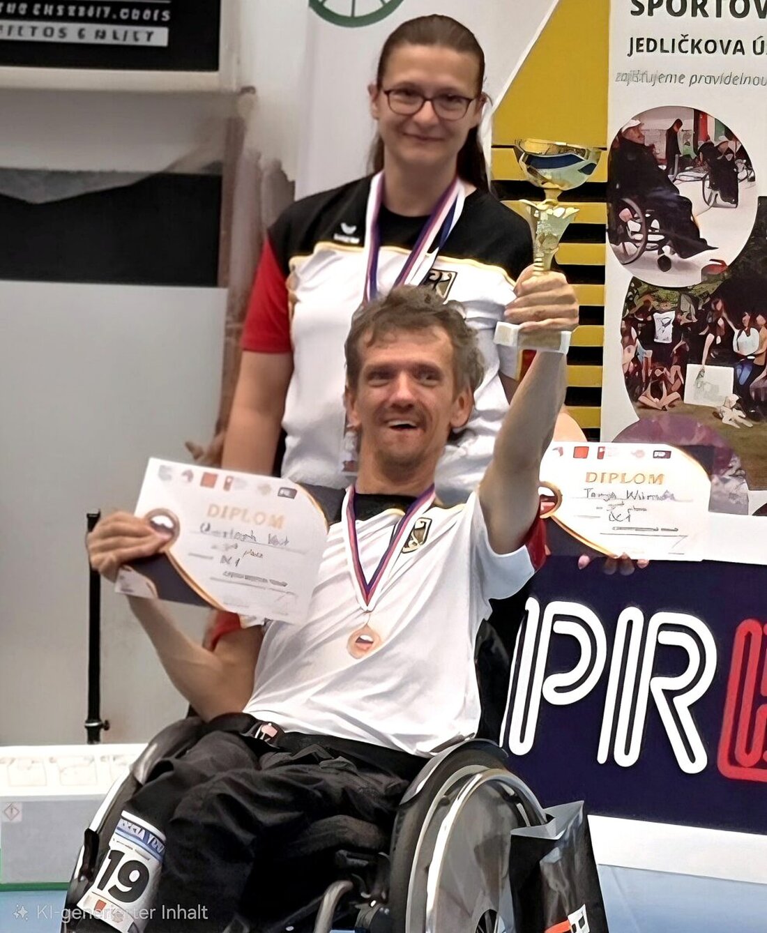 Weiden. Christoph Voit erfüllt sich in Prag beim Czech International Open seinen lang gehegten Traum: erster Podestplatz in der Klasse BC1. Nach souveräner Gruppe, Revanche im Viertelfinale und Sieg um Rang drei jubelt er.