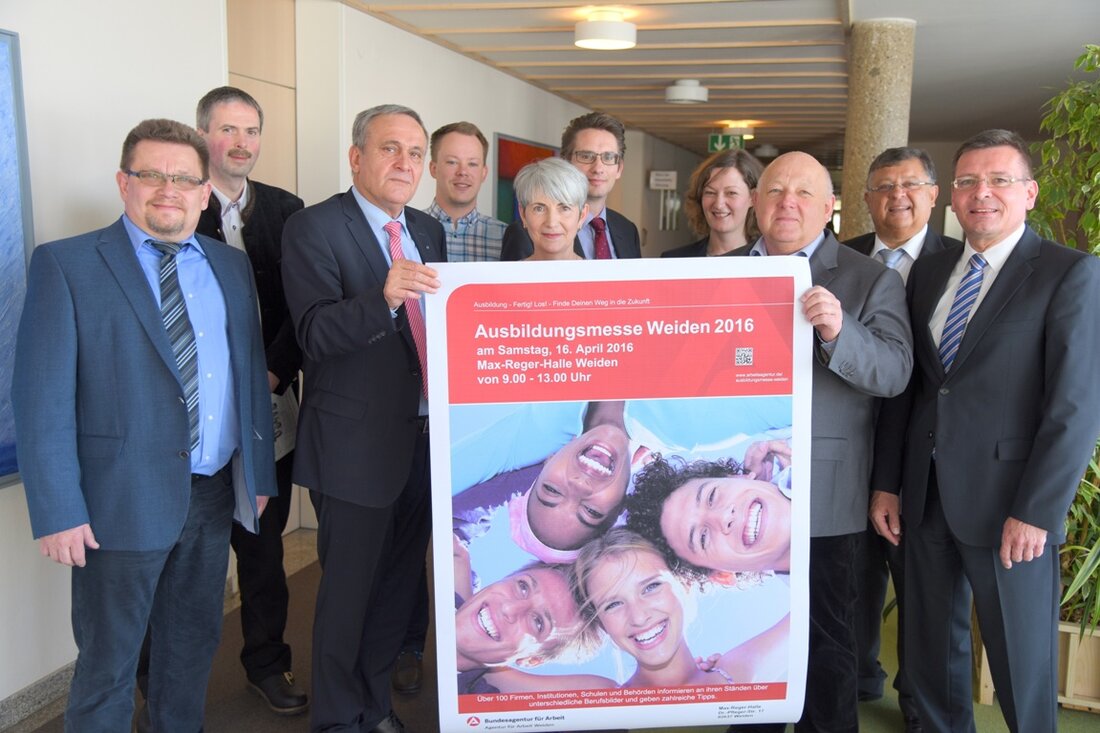 Weiden. Am Samstag von 09:00 Uhr bis 13:00 Uhr veranstaltet die Agentur für Arbeit in der Max-Reger-Halle ihre Ausbil-dungsmesse. Die erfolgreiche Veranstaltung feiert in diesem Jahr ihren 10. Geburtstag. Nach [&hellip;]