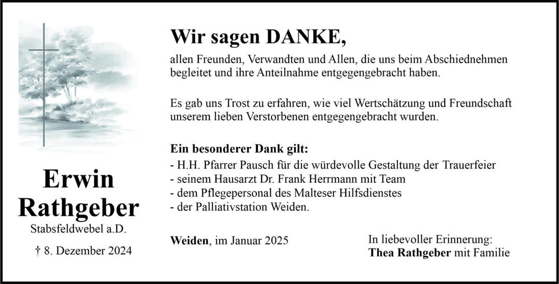 Begleitet durch: Bestattung Bauer - Weiden